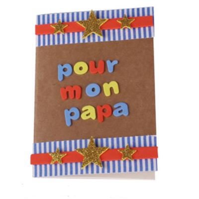 Un tuto pour apprendre à personnaliser un petit carnet pour un cadeau de Fête des pères copie