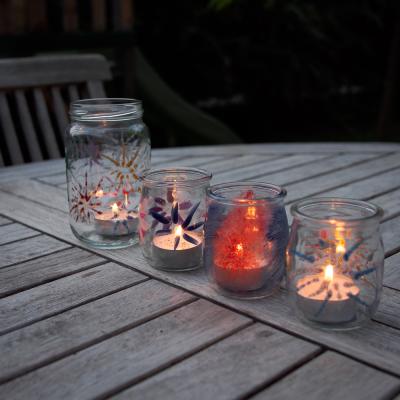 activité de bricolage enfants pour réaliser des photophores