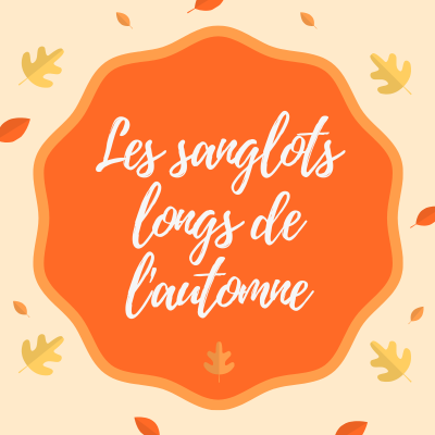 Les Sanglots Longs De L Automne Tete A Modeler