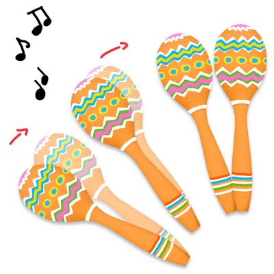 Maracas en bois à décorer