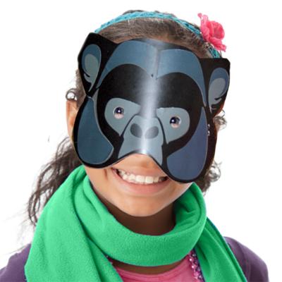 Masque gorille à gommettes
