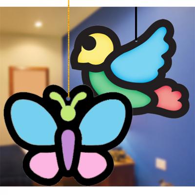 Mobile vitrail pour le printemps
