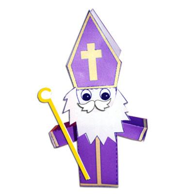 Paper toys saint Nicolas