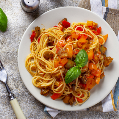Penne Poivron Tomate Sur Tete A Modeler