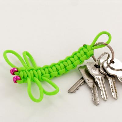 Porte-clés libellule en paracorde