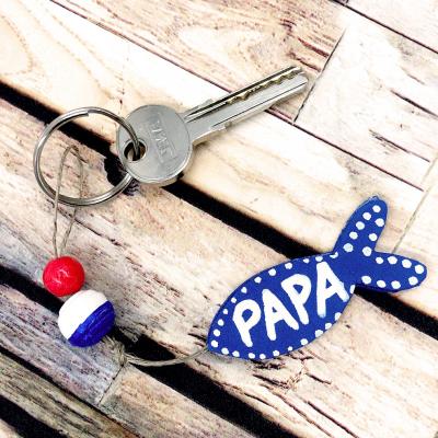 Porte Cles Papa Poisson Par Tete A Modeler