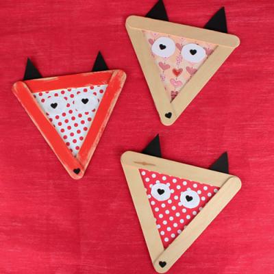 Un tuto pour fabriquer un renard en bâtonnets avec les enfants